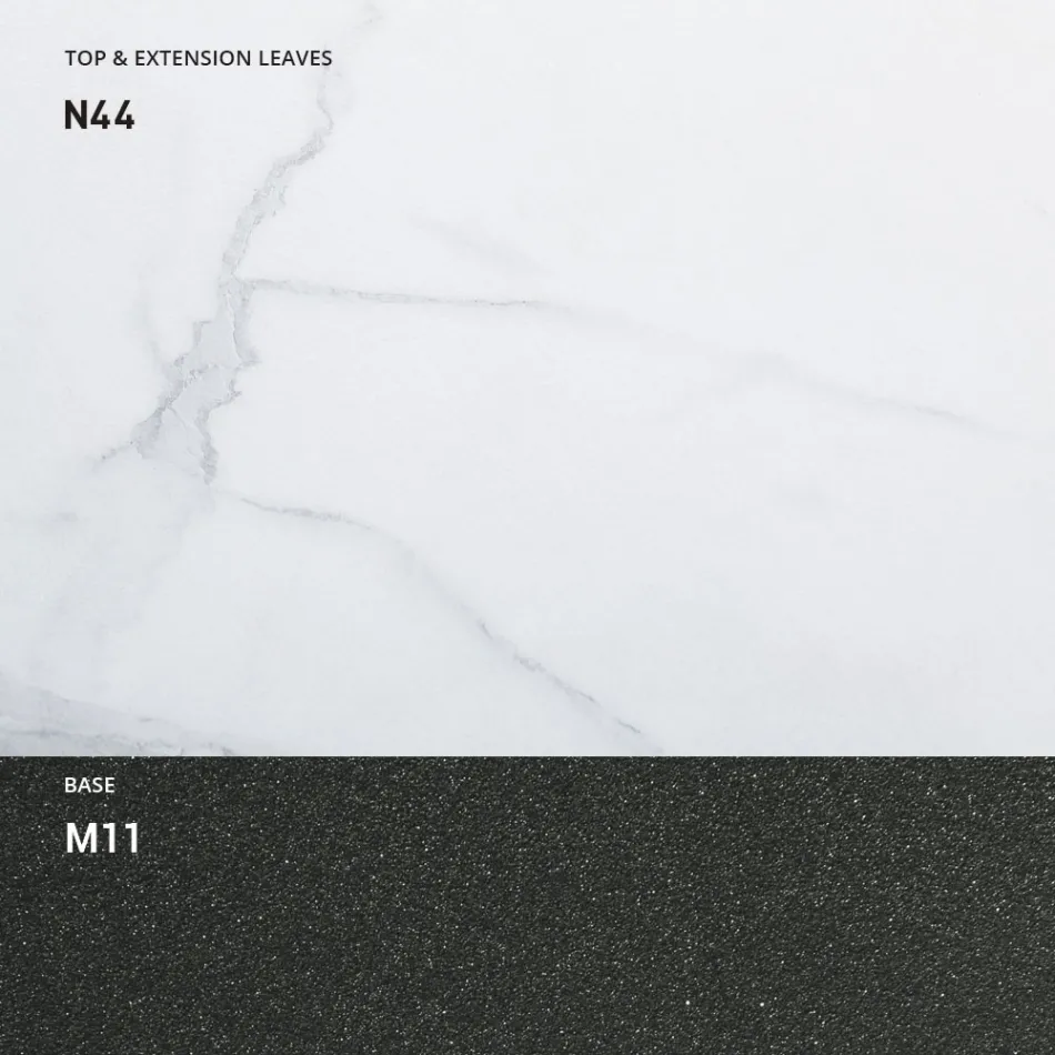 طاولة قهوة قابلة للتحويل مصنوعة من الخشب والمعدن، صنع في إيطاليا - سانروكو Viadurini