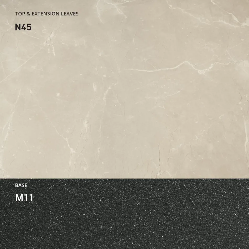 طاولة قهوة قابلة للتحويل مصنوعة من الخشب والمعدن، صنع في إيطاليا - سانروكو Viadurini