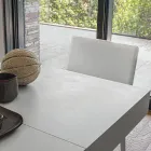 طاولة قهوة قابلة للتحويل مصنوعة من الخشب والمعدن، صنع في إيطاليا - سانروكو Viadurini