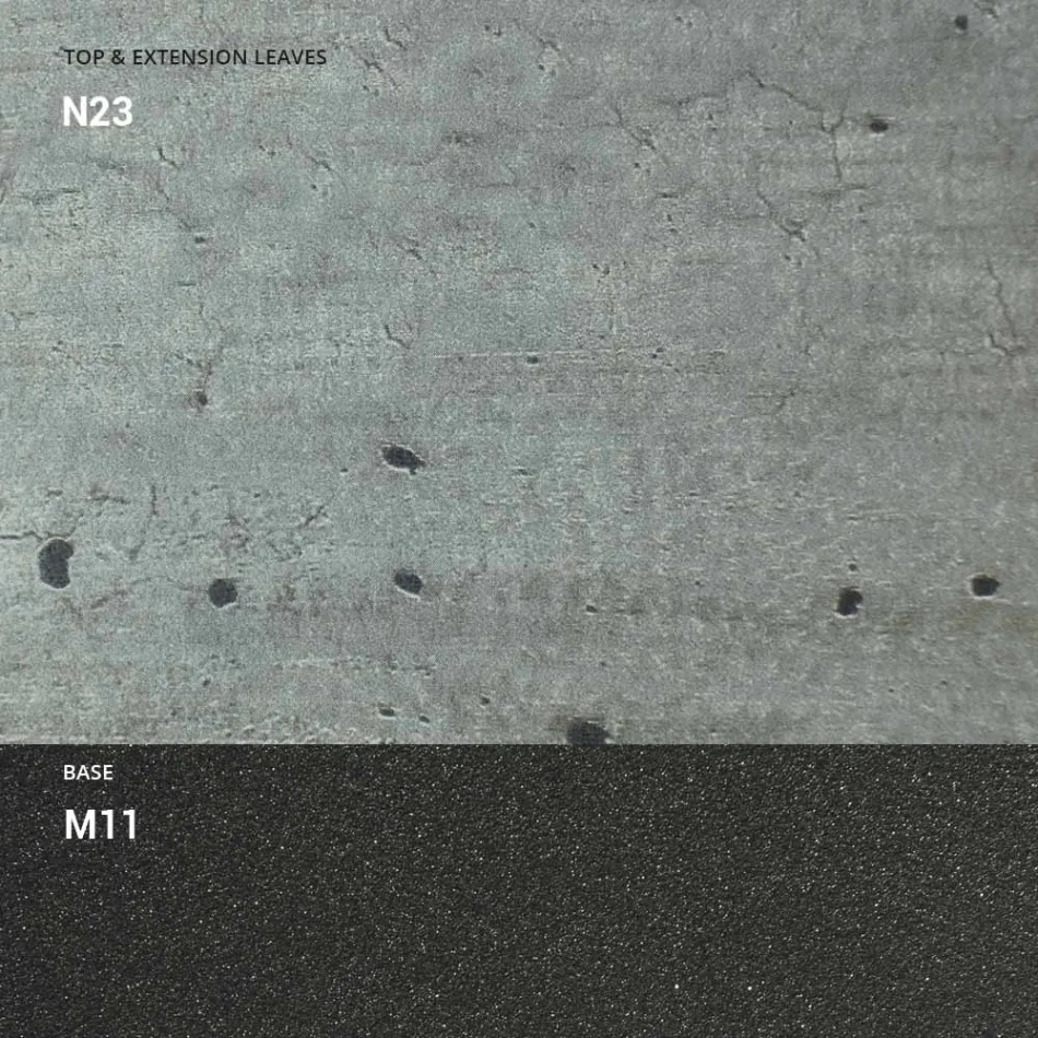 طاولة قهوة قابلة للتحويل مصنوعة من الخشب والمعدن، صنع في إيطاليا - سانروكو Viadurini