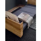 طاولة قهوة قابلة للتحويل مصنوعة من الخشب الصلب في إيطاليا - ترابوكو Viadurini