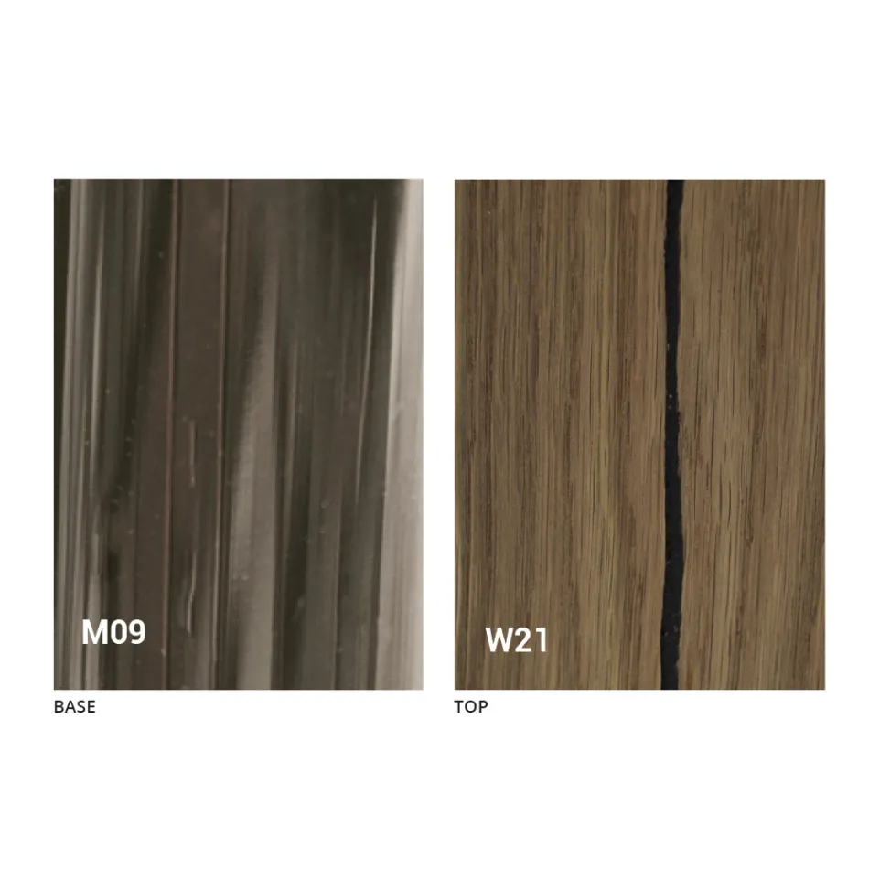 طاولة قهوة قابلة للتحويل مصنوعة من الخشب الصلب في إيطاليا - ترابوكو Viadurini