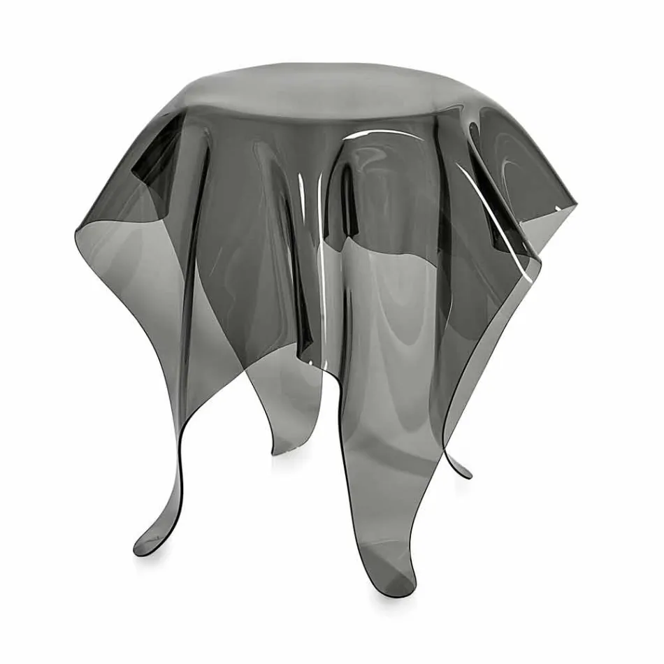 طاولة قهوة أوتو بتصميم عصري من زجاج شبكي مدخن، مصنوعة في إيطاليا Viadurini