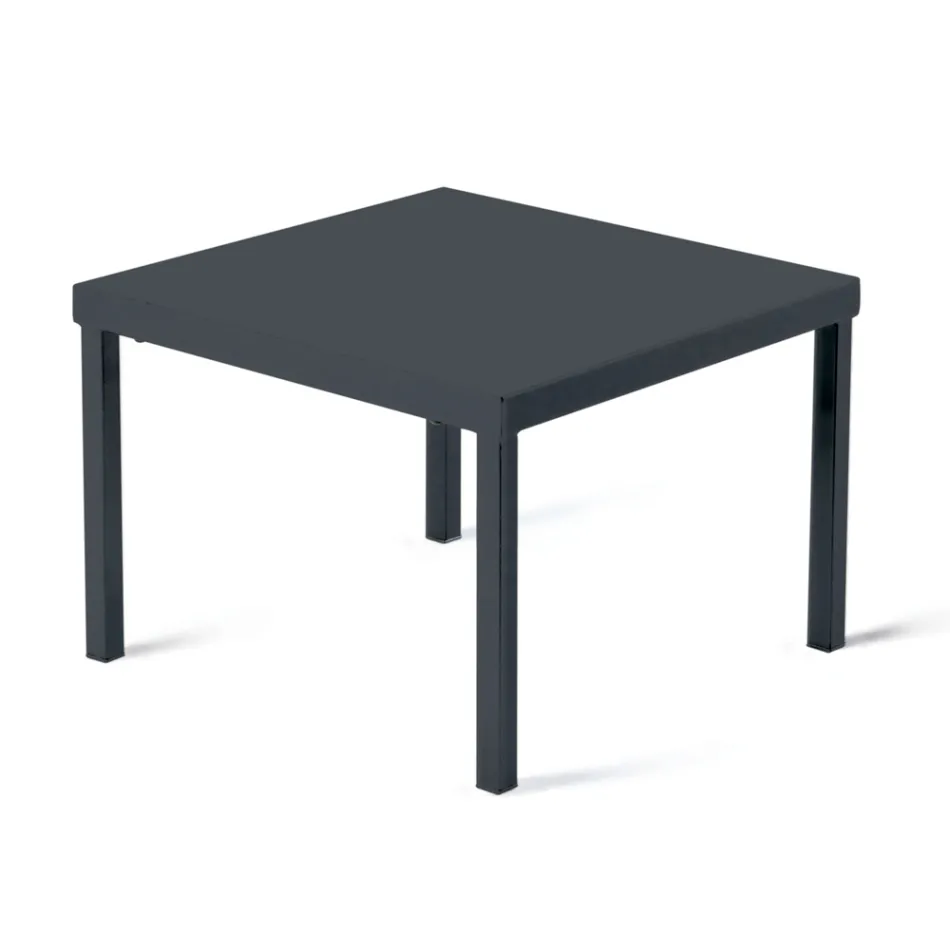 طاولة قهوة قابلة للتكديس للحديقة مصنوعة من الفولاذ المجلفن، صنع في إيطاليا - أبردين Viadurini