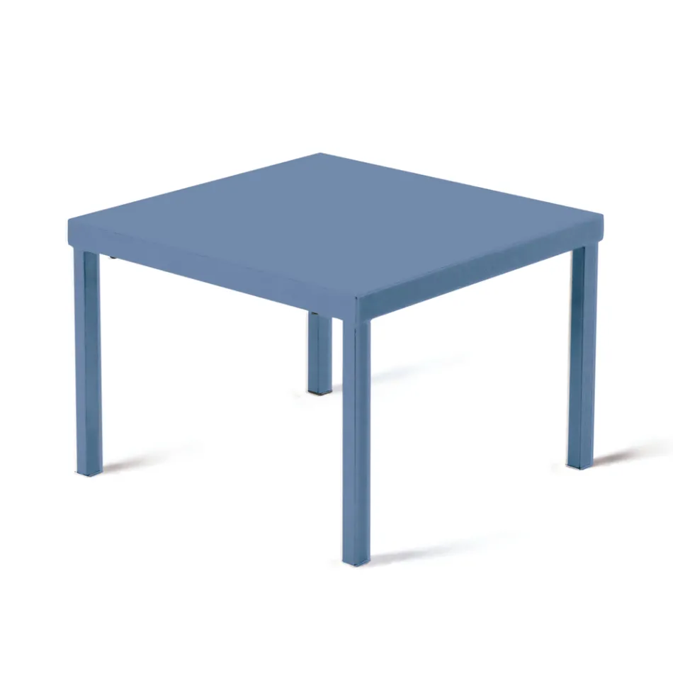 طاولة قهوة قابلة للتكديس للحديقة مصنوعة من الفولاذ المجلفن، صنع في إيطاليا - أبردين Viadurini