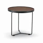 طاولة قهوة من خشب الجوز كاناليتو بأحجام مختلفة صنع في إيطاليا - جوبيو Viadurini