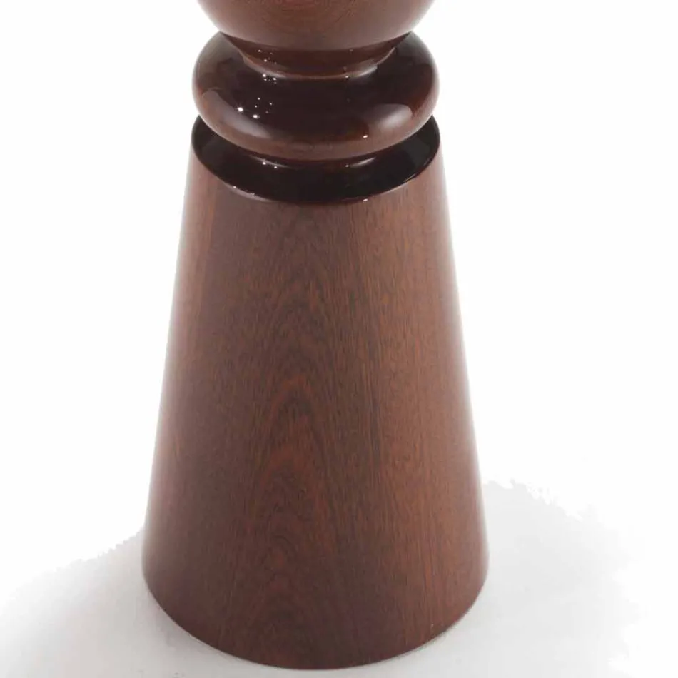 طاولة مصباح بسطح مزخرف من النحاس، قطر 45 سم، ساني Viadurini