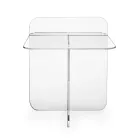 طاولة قهوة عصرية من زجاج شبكي لغرفة المعيشة، صنع في إيطاليا - أرييل Viadurini