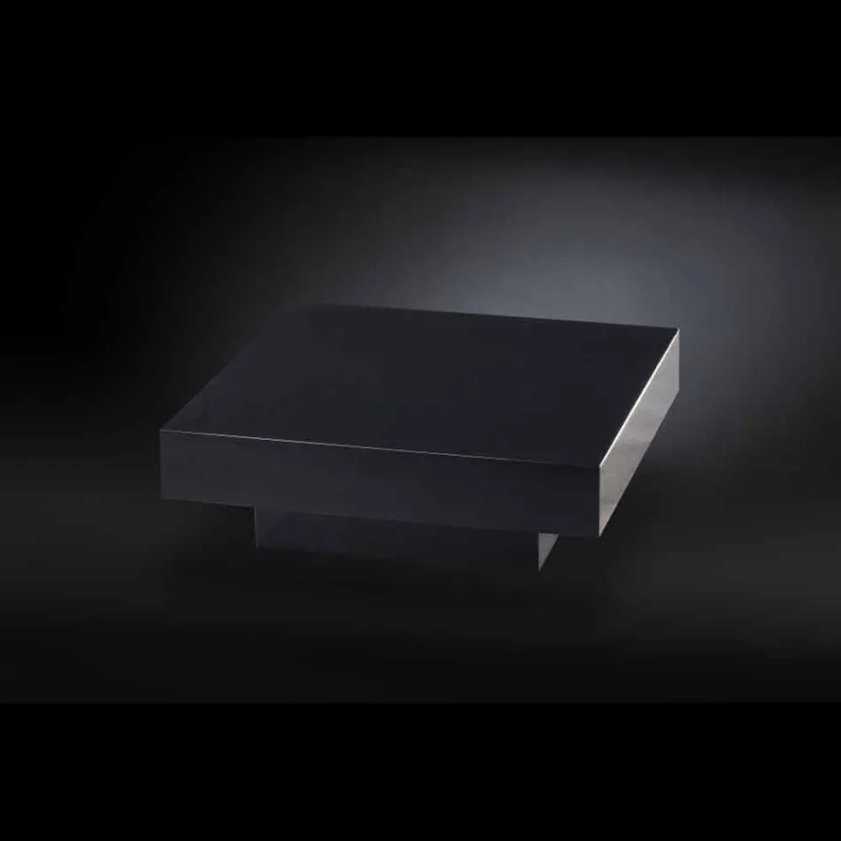 طاولة قهوة خشبية معاصرة مغطاة بالميثاكريلات لوفت كادو Viadurini