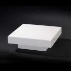 طاولة قهوة خشبية معاصرة مغطاة بالميثاكريلات لوفت كادو Viadurini