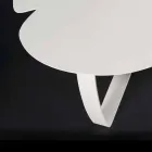 طاولة قهوة معدنية معاصرة مقطوعة بالليزر على شكل زهرة أندي Viadurini