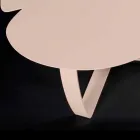 طاولة قهوة معدنية معاصرة مقطوعة بالليزر على شكل زهرة أندي Viadurini