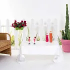 طاولة قهوة معاصرة من زجاج شبكي مغطى بطبقة من آسيا، مصنوعة في إيطاليا Viadurini