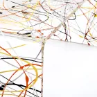 طاولة قهوة عصرية من زجاج شبكي، صنع في إيطاليا - فيشي Viadurini