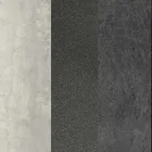 طاولة قهوة معدنية بيضاوية لغرفة المعيشة وسطح سيراميك ثنائي اللون - كوماكيو Viadurini