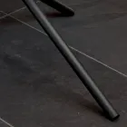 طاولة قهوة مستديرة لغرفة المعيشة بقاعدة معدنية وسيراميك من Oapca - شنغهاي Viadurini