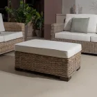 طاولة قهوة للحديقة - بوف باللون الرمادي كوبو مع وسادة - سيريس Viadurini