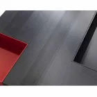 طاولة قهوة بتصميم عصري من Iris، مع صواني مدمجة قابلة للإزالة Viadurini