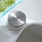 طاولة قهوة بسطح زجاجي وطباعة شاشة مصنوعة في إيطاليا - كامباري Viadurini