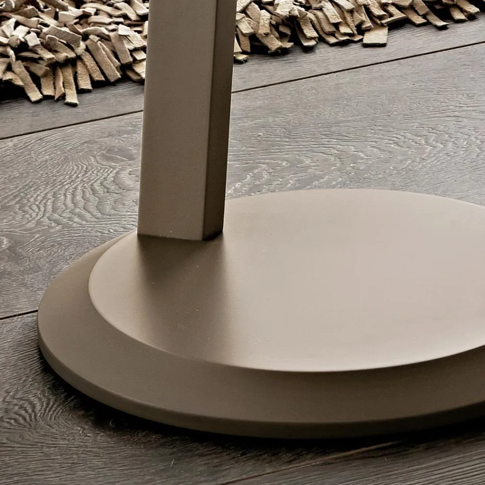 طاولة قهوة من خشب MDF مطلية بالورنيش بإطار من الخشب الصلب، صنعت في إيطاليا - توبيكو Viadurini