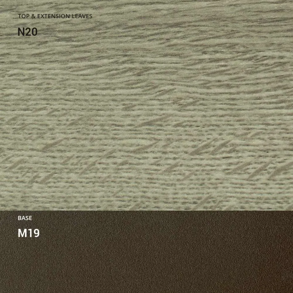 طاولة قهوة قابلة للتحويل مصنوعة من المعدن والخشب في إيطاليا - فينيريس Viadurini