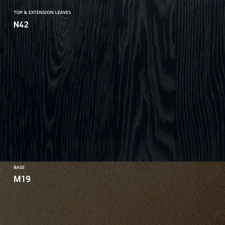 طاولة قهوة قابلة للتحويل مصنوعة من المعدن والخشب في إيطاليا - فينيريس Viadurini