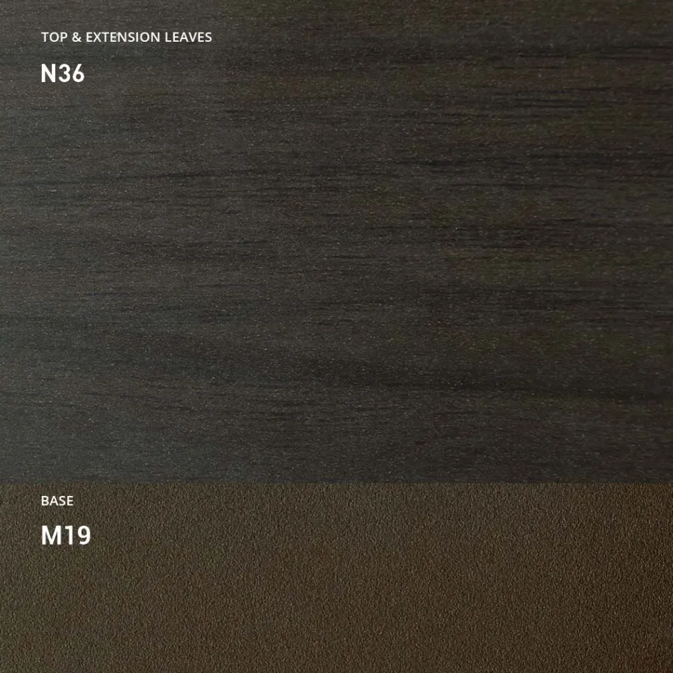 طاولة قهوة قابلة للتحويل مصنوعة من المعدن والخشب في إيطاليا - فينيريس Viadurini