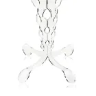 طاولة جانبية دائرية حمراء 36 سم جانيس، تصميم عصري، صنع في إيطاليا Viadurini