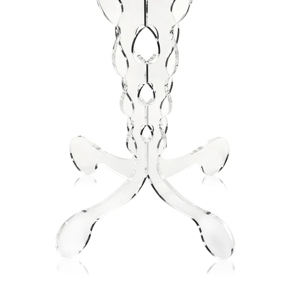 طاولة قهوة دائرية حمراء 50 سم جانيس، تصميم عصري، صنع في إيطاليا Viadurini