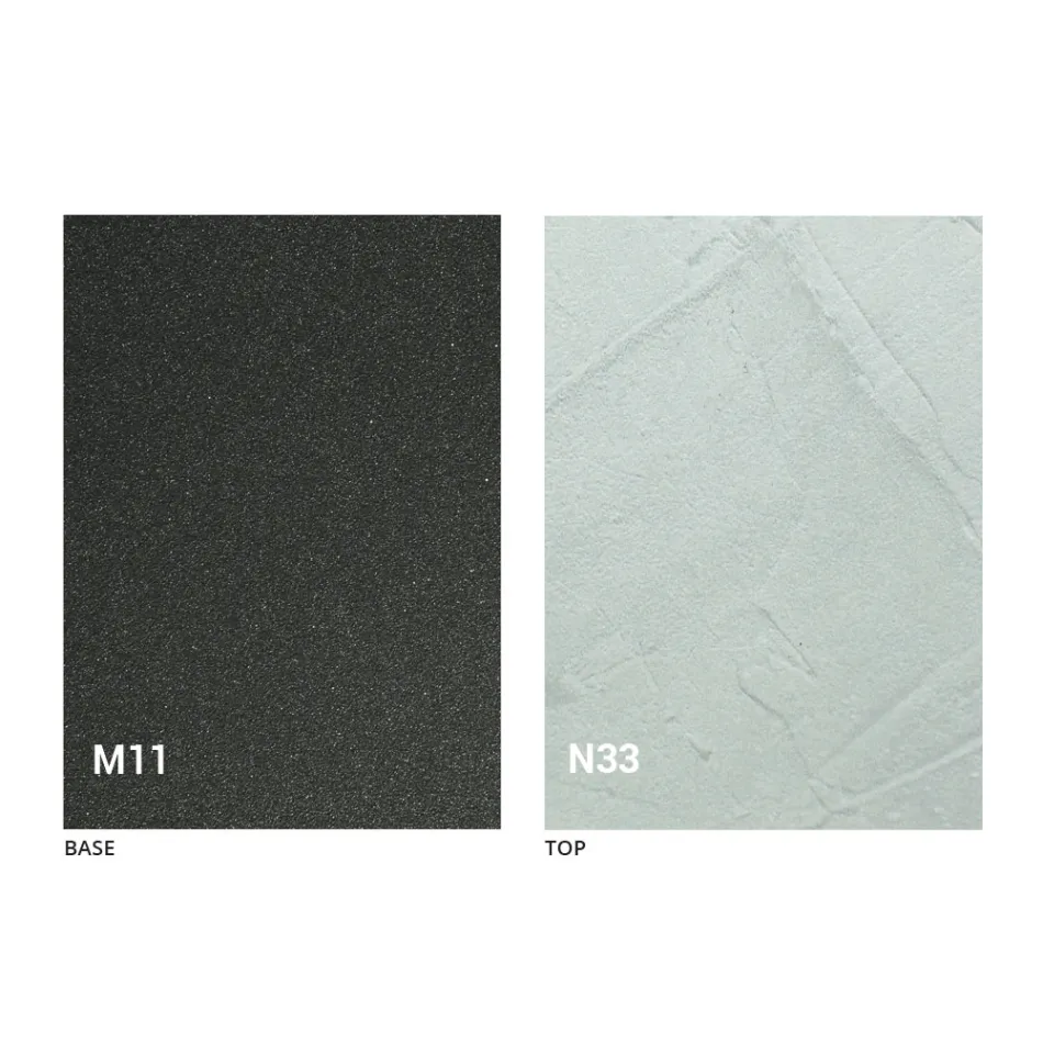 طاولة قهوة قابلة للتحويل مع سطح خشبي وقاعدة معدنية، صنع في إيطاليا - لون الخوخ Viadurini