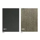 طاولة قهوة قابلة للتحويل مع سطح خشبي وقاعدة معدنية، صنع في إيطاليا - لون الخوخ Viadurini