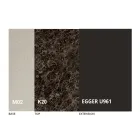 طاولة قهوة قابلة للتحويل بتصميم معدني وسيراميكي، صنع في إيطاليا - زحل Viadurini