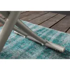 طاولة قهوة قابلة للتحويل بتصميم معدني وسيراميكي، صنع في إيطاليا - زحل Viadurini