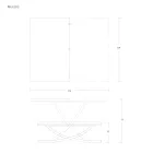 طاولة قهوة قابلة للتحويل إلى طاولة طعام خشبية مصنوعة في إيطاليا - أيكيدو Viadurini