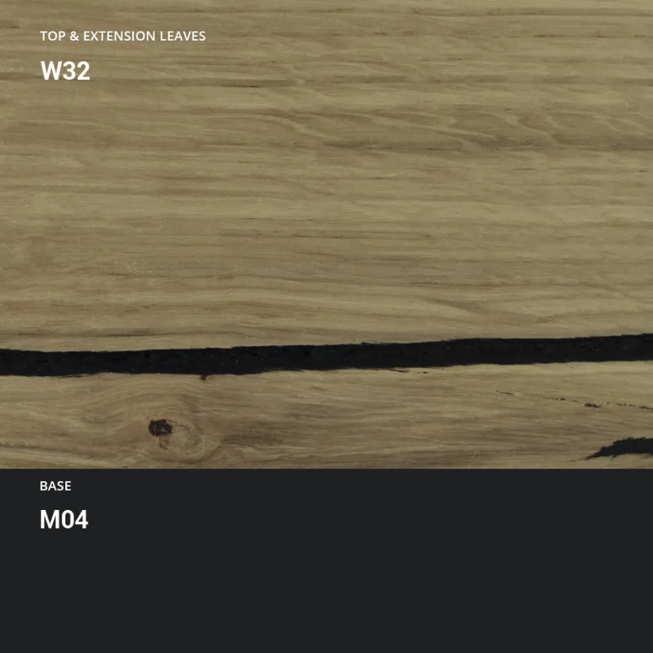 طاولة قهوة قابلة للتحويل إلى طاولة طعام خشبية مصنوعة في إيطاليا - بولار Viadurini