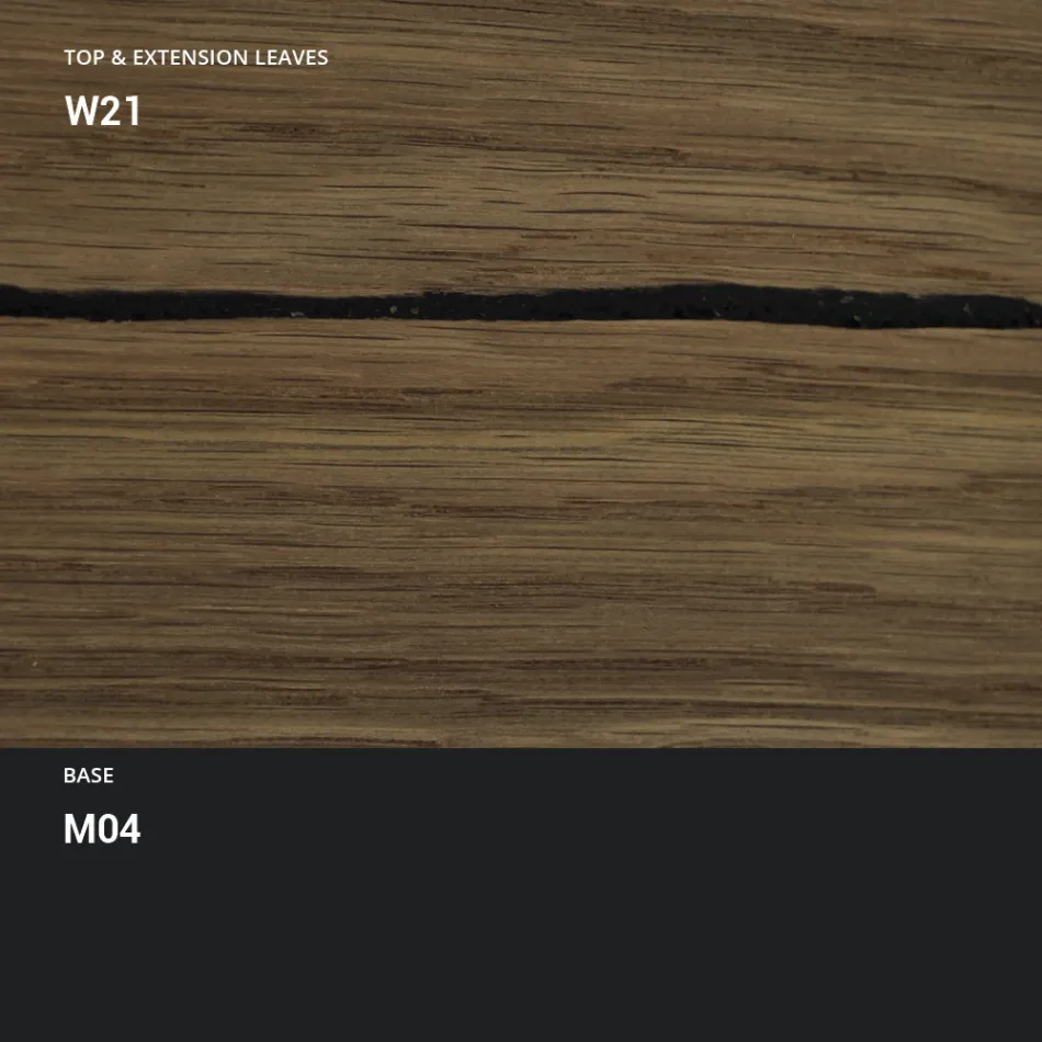 طاولة قهوة قابلة للتحويل مصنوعة من المعدن والخشب في إيطاليا - بولاريس Viadurini