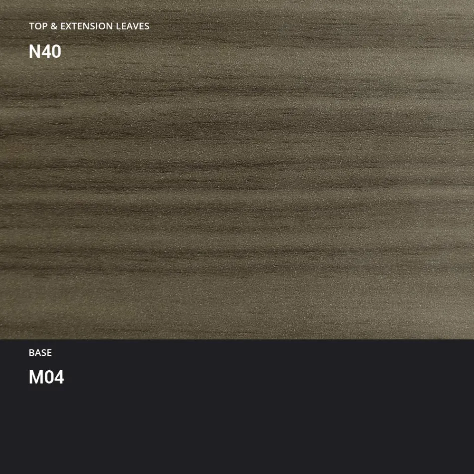 طاولة قهوة قابلة للتحويل مصنوعة من المعدن والخشب في إيطاليا - بولاريس Viadurini