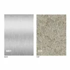 طاولة قهوة عصرية قابلة للتحويل مع سطح بتأثير الملاط، صنع في إيطاليا - سالومون Viadurini