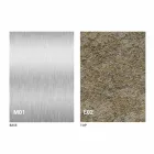 طاولة قهوة عصرية قابلة للتحويل مع سطح بتأثير الملاط، صنع في إيطاليا - سالومون Viadurini