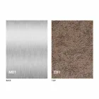 طاولة قهوة عصرية قابلة للتحويل مع سطح بتأثير الملاط، صنع في إيطاليا - سالومون Viadurini