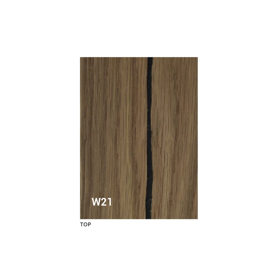 طاولة قهوة حديثة قابلة للتحويل مصنوعة من الخشب والمعدن، صنع في إيطاليا - سبيريت Viadurini