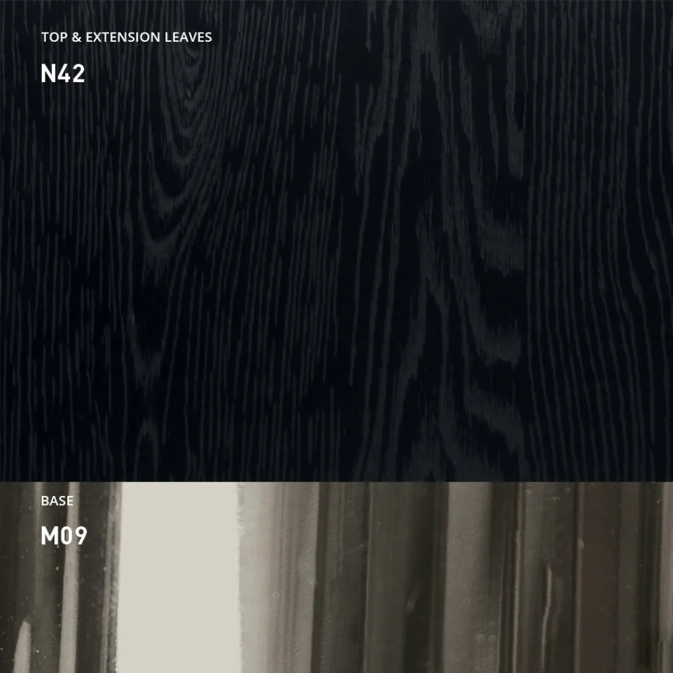 طاولة قهوة حديثة قابلة للتحويل مصنوعة من المعدن والخشب في إيطاليا - يونيفرس Viadurini