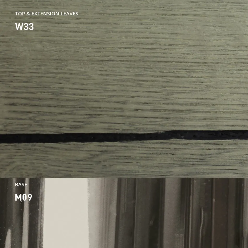 طاولة قهوة حديثة قابلة للتحويل مصنوعة من المعدن والخشب في إيطاليا - يونيفرس Viadurini