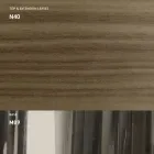 طاولة قهوة حديثة قابلة للتحويل مصنوعة من المعدن والخشب في إيطاليا - يونيفرس Viadurini