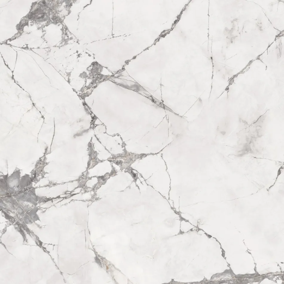 طاولة قهوة بيضاوية من توليب سارينن H 41 مع سطح سيراميكي غير مرئي Viadurini