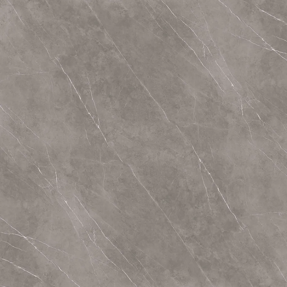 طاولة قهوة بيضاوية من توليب سارينن، ارتفاع 41 سم، مصنوعة من السيراميك الرمادي الحجري، مصنوعة في إيطاليا - قرمزي Viadurini