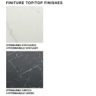 طاولة برميلية حديثة من السيراميك والفولاذ باللون الذهبي الوردي، صنعت في إيطاليا – سيتيميو Viadurini