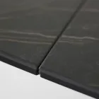 طاولة قابلة للتمديد حتى 276 سم من السيراميك الأسود من إنتاج إكواتور - إيطاليا Viadurini