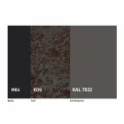 طاولة طعام قابلة للتمديد حتى ٢.٨ متر بأرجل من السيراميك والمعدن - باولوتشيو Viadurini