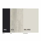 طاولة طعام قابلة للتمديد حتى ٢.٨ متر بأرجل من السيراميك والمعدن - باولوتشيو Viadurini